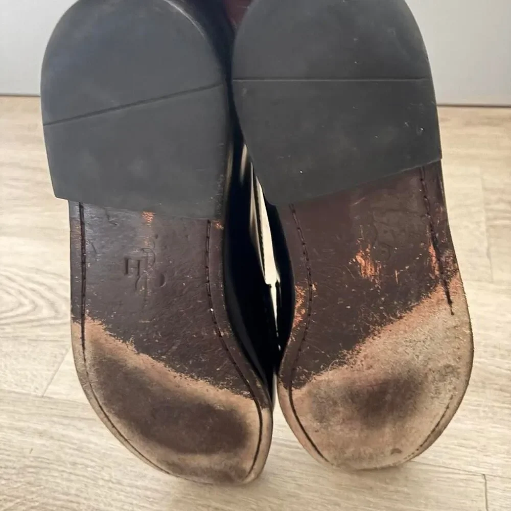 Cole Haan Black Kiltie Loafers with Buckle, Mens size 13
